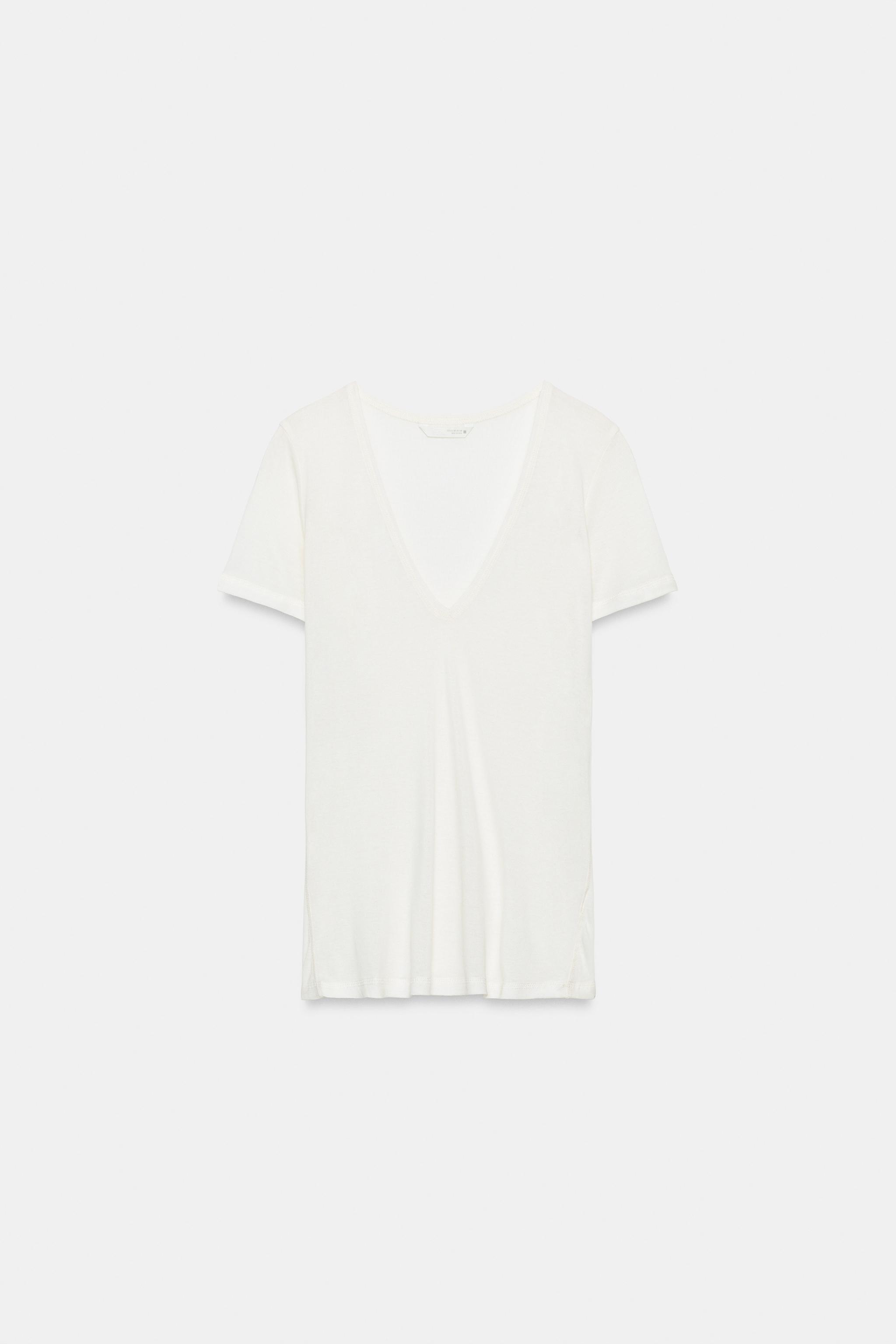 LYOCELL AND SILK T-SHIRT